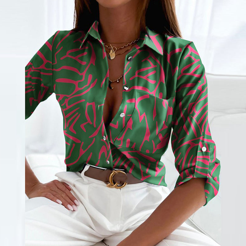 Elisa - Classic Collared Blouse