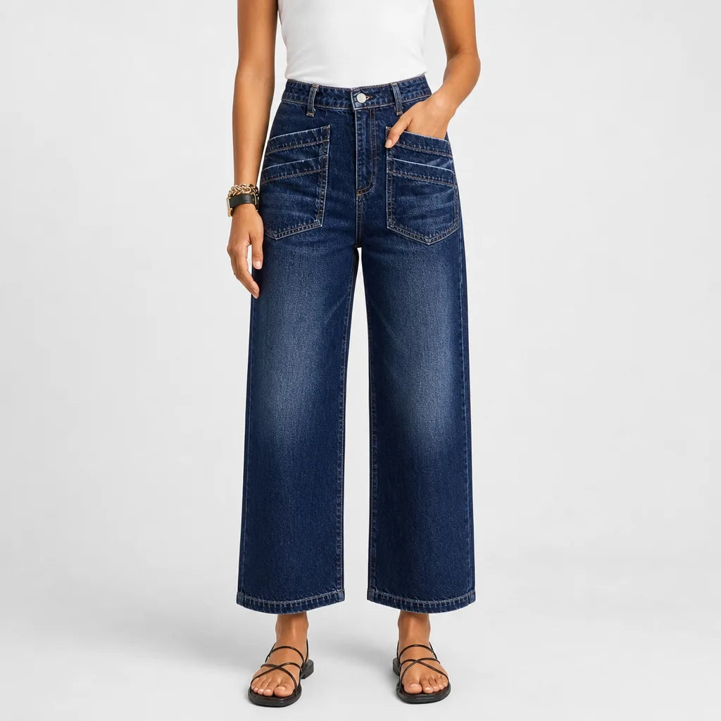 Women's Denim: Poppy Baggy Wide Leg Jeans