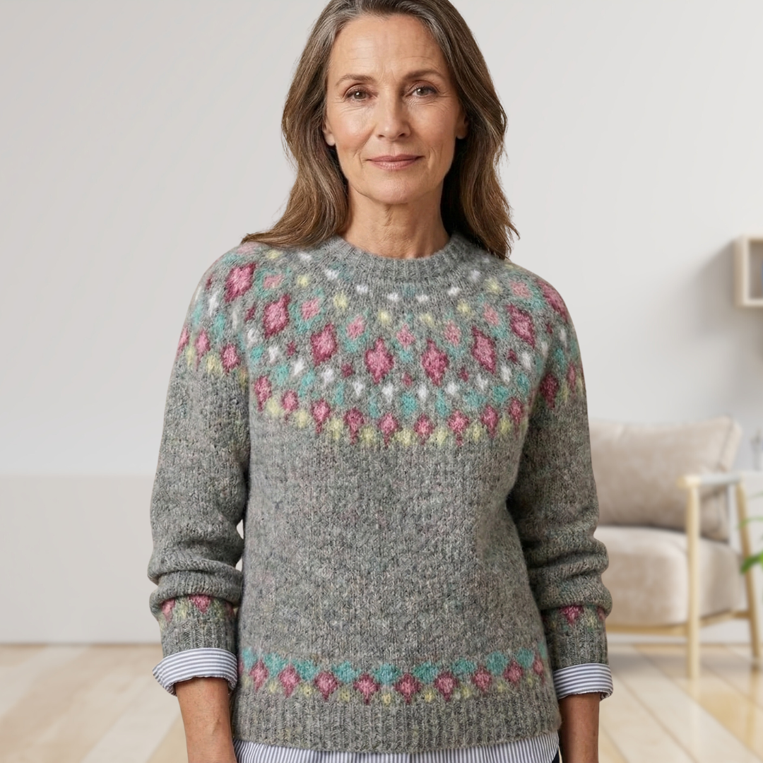 Everly | Heritage Nordic Knit Sweater