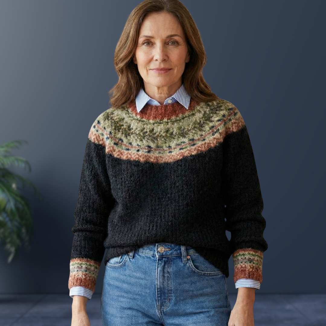 Everly | Heritage Nordic Knit Sweater