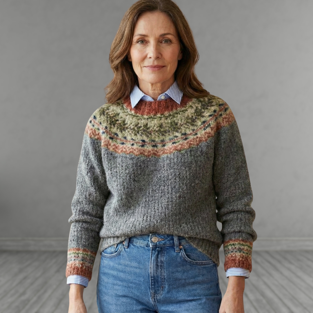 Everly | Heritage Nordic Knit Sweater