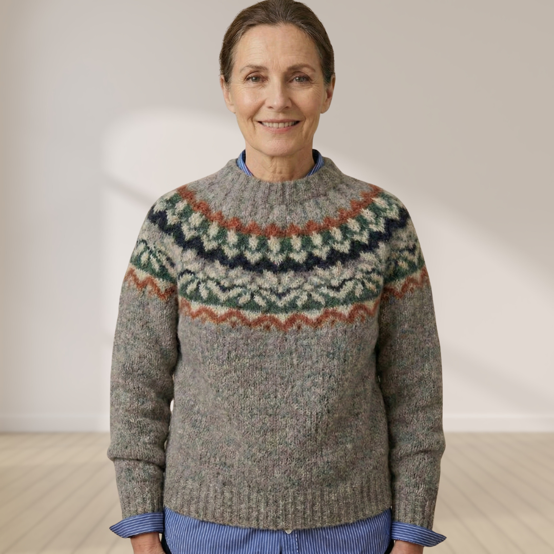 Everly | Heritage Nordic Knit Sweater