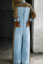 Amanda | One Piece Denim Shirt Jumpsuit