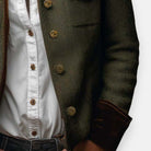 Corrie - Tweed Jacket with Velvet Details