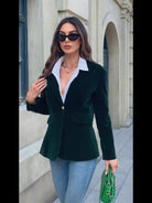 Vincent Velvet Slim-fit Suit Jacket
