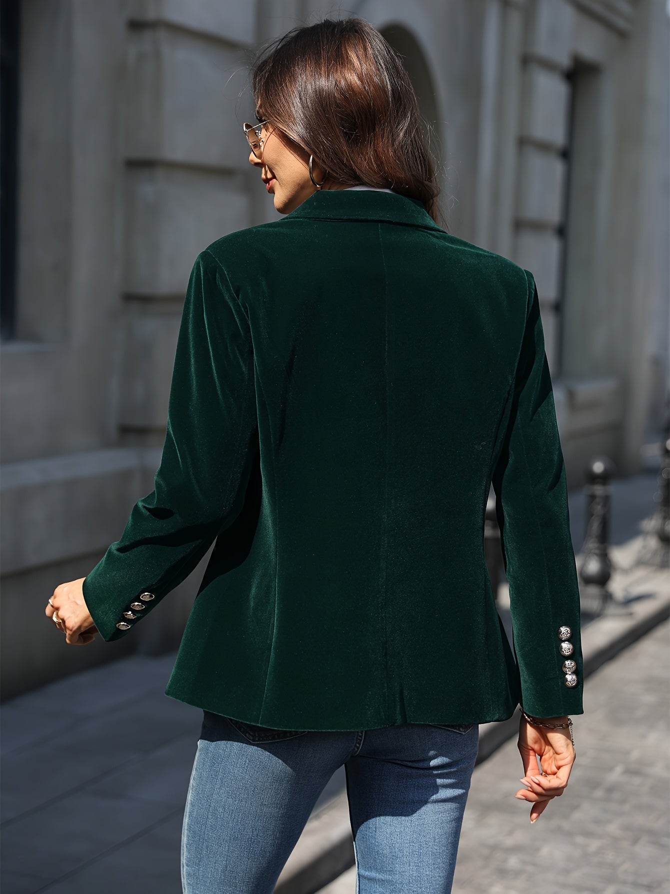 Vincent Velvet Slim-fit Suit Jacket