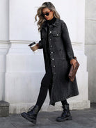 Maya | Stylish Long Denim Jacket